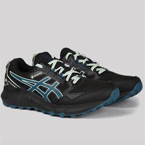 ASICS Gel-Sonoma 7 GORE-TEX Black Ink Teal Sneakers Size 12